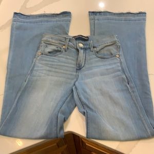 Express Wide Leg Flare Mid Rise size 2